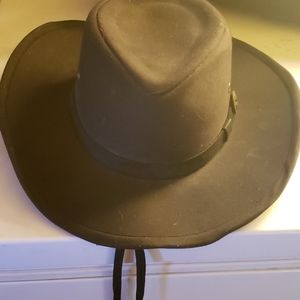Oilskin hat